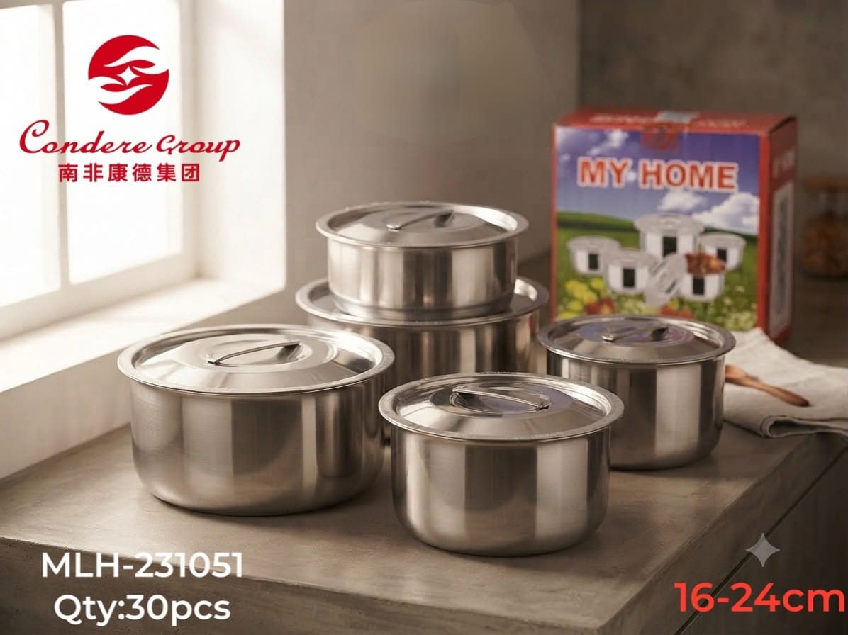 Condere Stainless Steel Cookware Set (Model: MLH-231051)