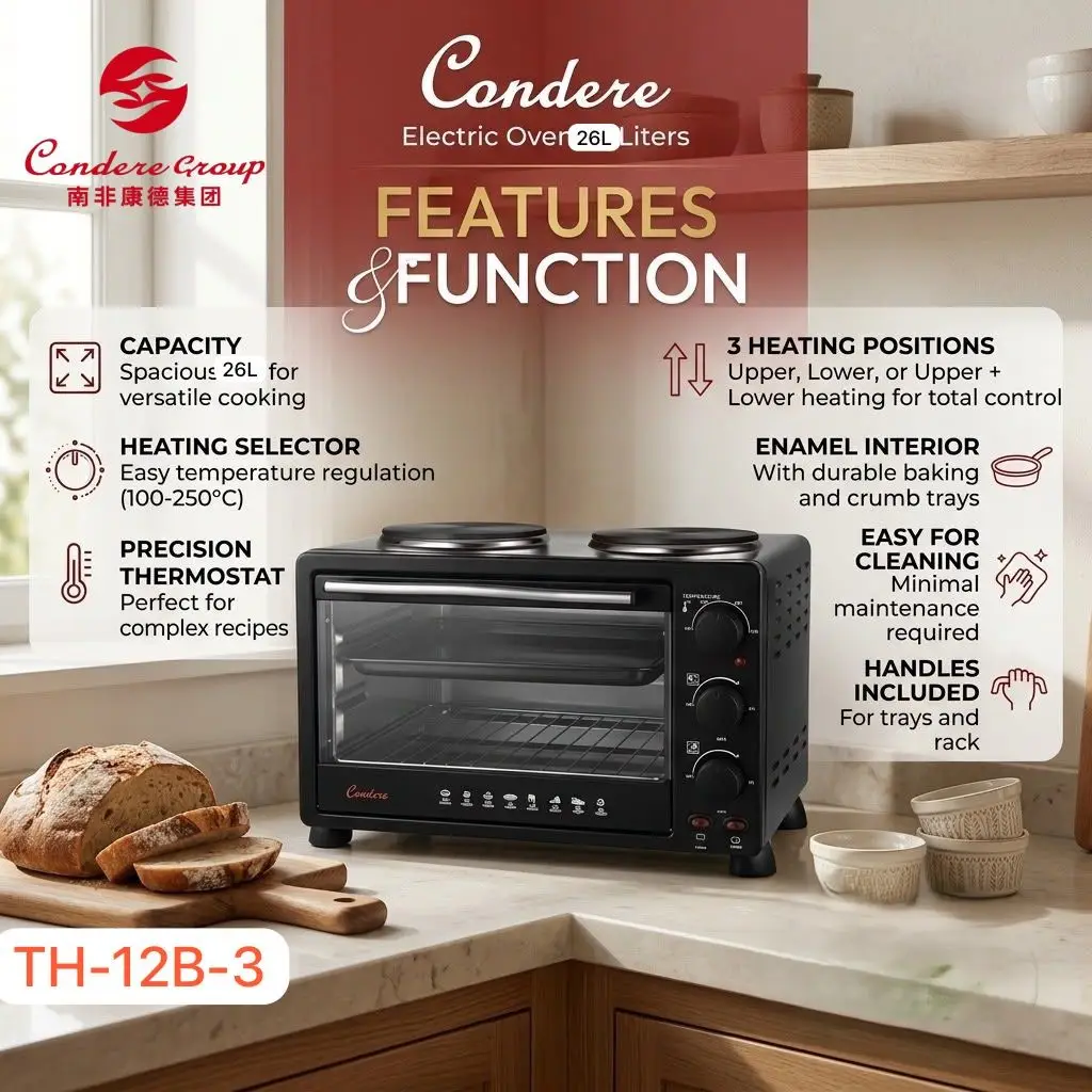 Oven Condere Elecctric TH-12B-3