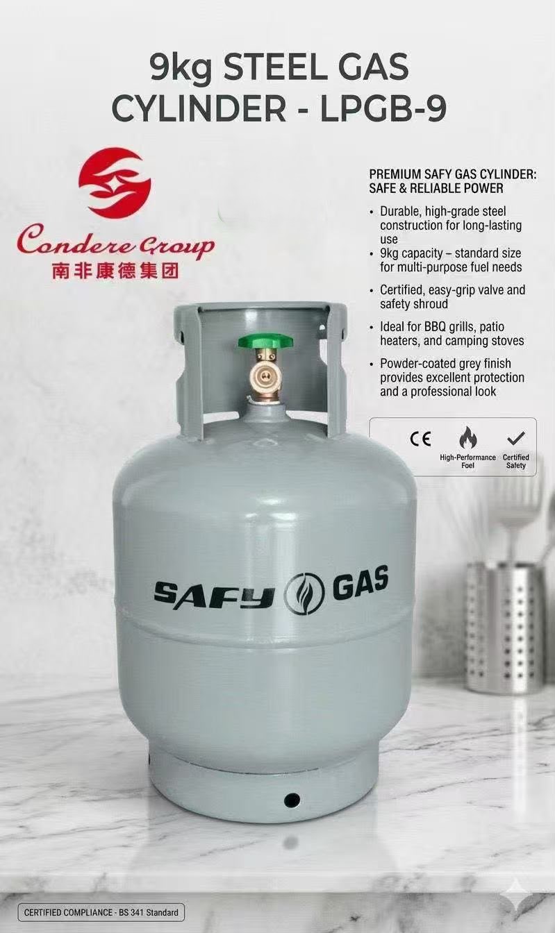 Gas bottle Safy Steel Gas Cylinder (LPGB-9) Empty