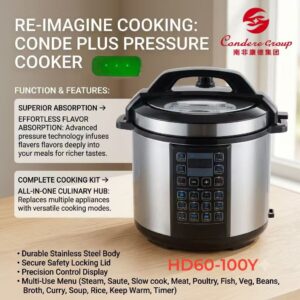 Pressure Cooker Conde Plus (HD60-100Y)