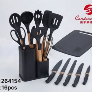 16-Piece Kitchen Utensil and Knife Set (Model MLH-264154)